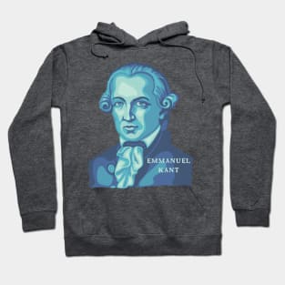Emmanuel Kant Portrait and Quote Hoodie